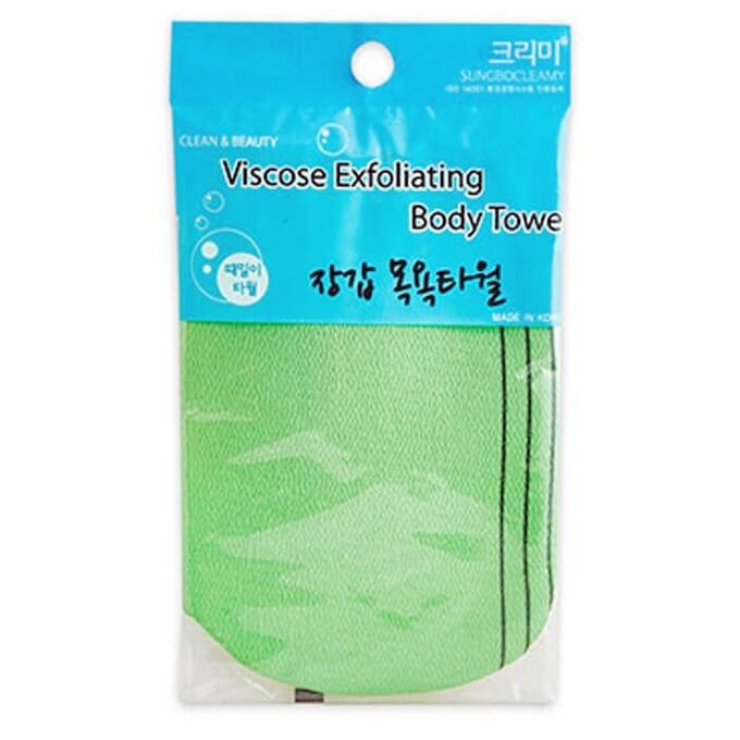 🇯🇵Япония Мочалка-варежка для тела из вискозы с подкладом на резинке &quot;Viscose Glove Bath Towel&quot; (жесткая, массажная), размер (12 х 17 см)*1 шт. 500