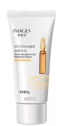 IMAGES Nicotinamide Ampoule Face Cleanser Очищающая пенка с никотинамидом, 60г (срок до 08.2025)