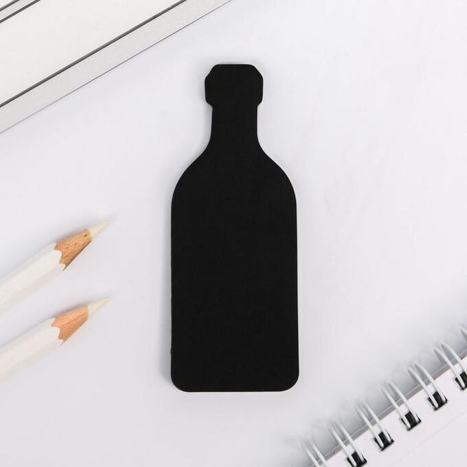 Art Fox Блок с липким слоем черные листы «Вино»
