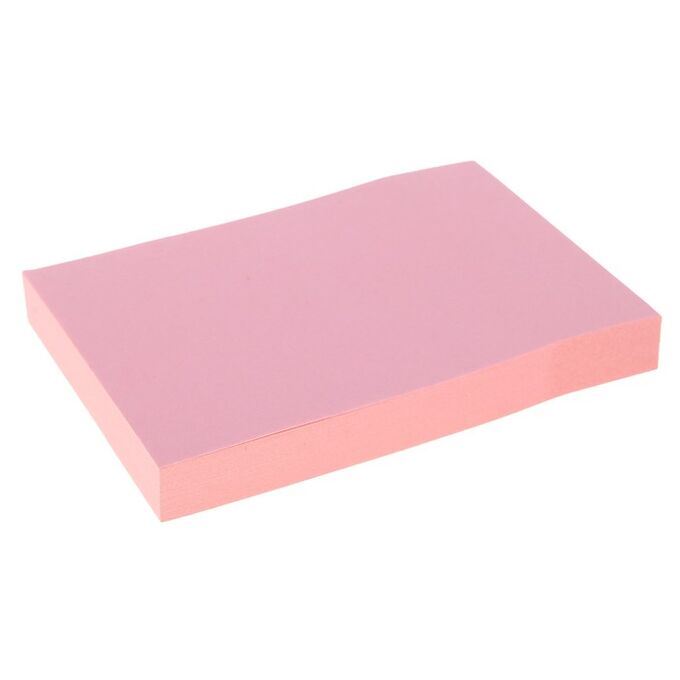 Calligrata Блок с липким краем 51 мм x 76 мм, 100 листов, пастель, розовый