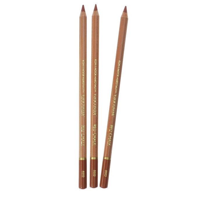 Набор 3 штуки сепия в карандаше Koh-I-Noor GIOCONDA 8802, коричнево-красная (1295200)