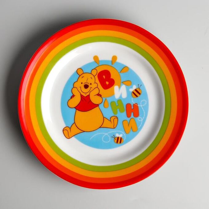 Disney Тарелка керамическая, Медвежонок Винни и его друзья, 170 мм
