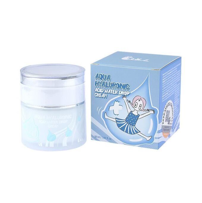Elizavecca Aqua Hyaluronic Acid Water Drop Cream Крем для лица увлажняющий ГИАЛУРОНОВАЯ КИСЛОТА