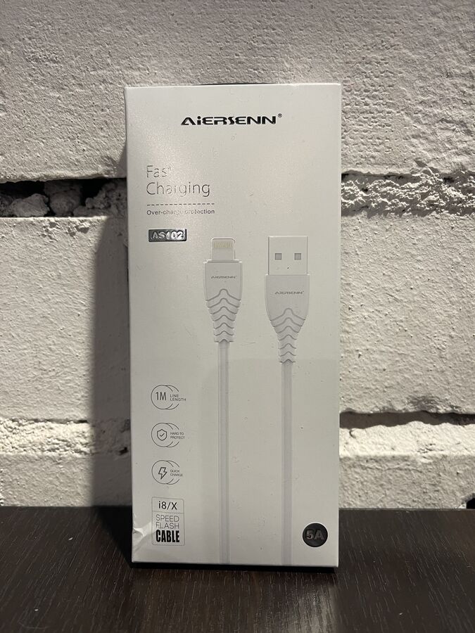 Borofone Зарядный Кабель Aiersenn Fast Charge USB на Lightning зарядный кабель