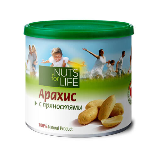 Nuts for life Арахис с пряностями