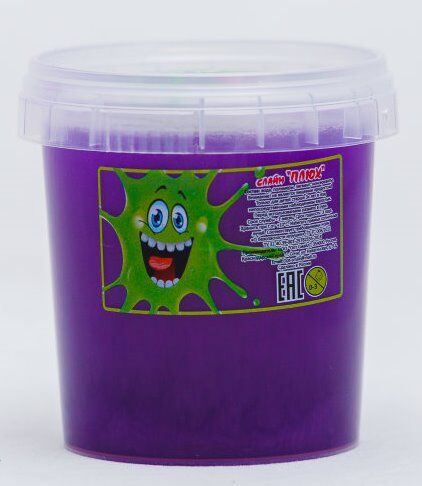 0650 Слайм-Плюх фиолетовый контейнер 140 грамм