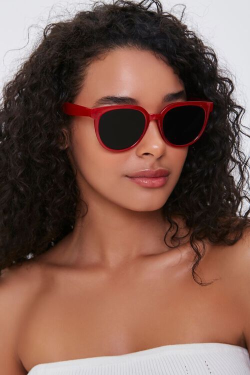 Очки - Round Frame Sunglasses