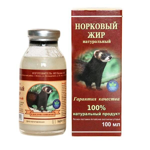 Русские корни Норковый жир 100 мл. (Белов)