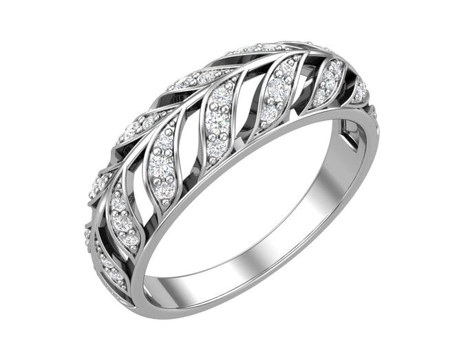 Кольцо из серебра с фианитом 1100767-00775