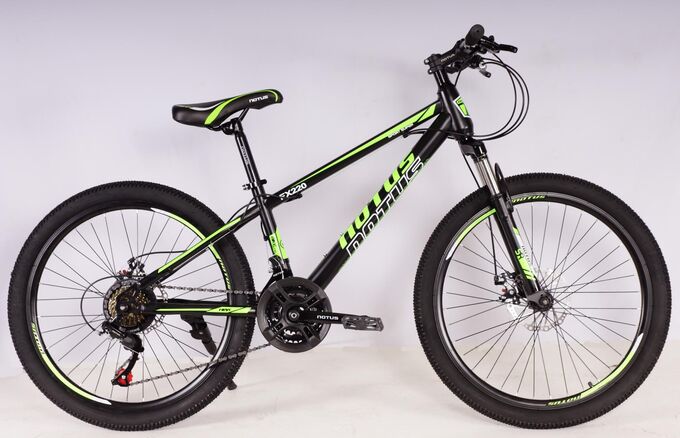 Велосипед NOTUS 2-х колесный 24&quot; (21скорость) FX220 черно/зеленый