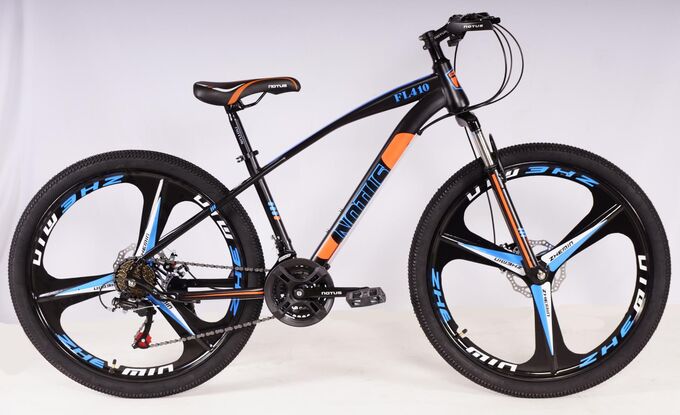 Велосипед NOTUS 2-х колесный 26&quot; (21 скорость) FL410 черно/сине/оранж.