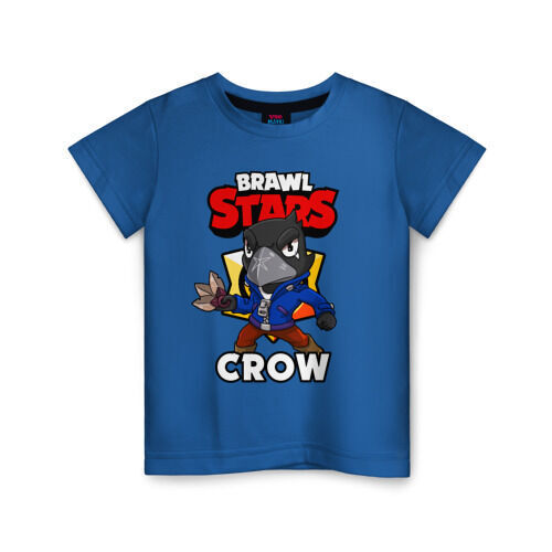 VseMaykiRu Детская футболка хлопок «BRAWL STARS CROW»