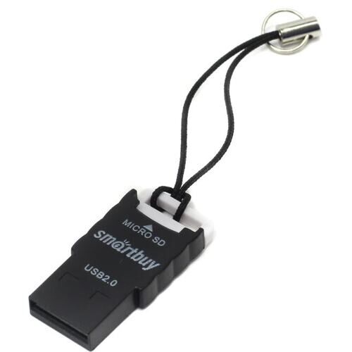 Smartbuy Картридер 707, USB 2.0 - MicroSD, черный (SBR-707-K)