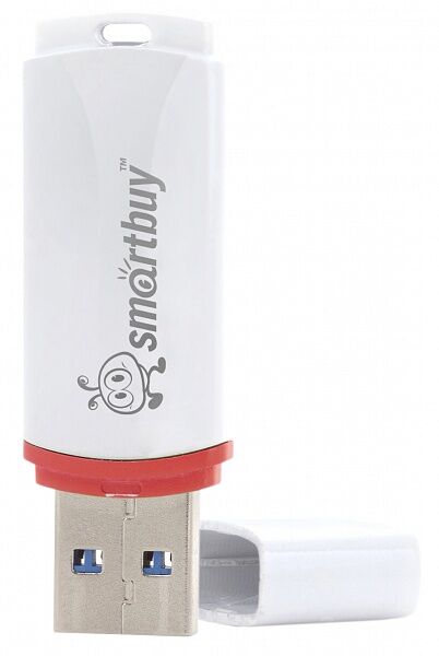 Smartbuy Флешка  USB накопитель 4GB Crown White (SB4GBCRW-W)