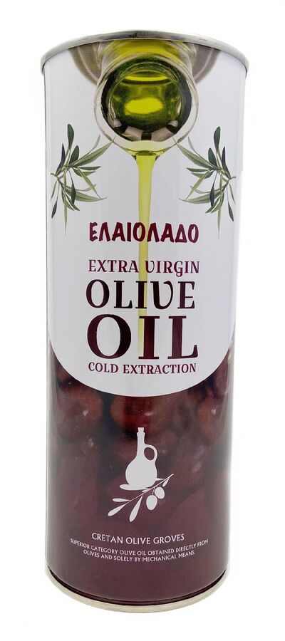Натуральное оливковое масло ELAIOLADO Extra Virgin Olive Oil (Греция), 1л