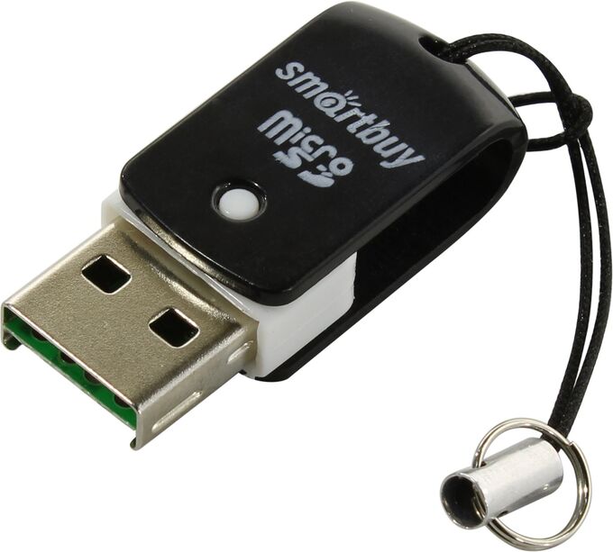 Smartbuy Картридер 706, USB 2.0 - MicroSD, черный (SBR-706-K)