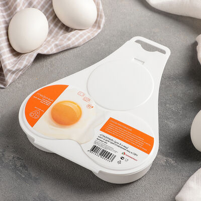 Контейнер для приготовления яиц в СВЧ-печи (для 3 яиц) &quot;Глазунья&quot;
