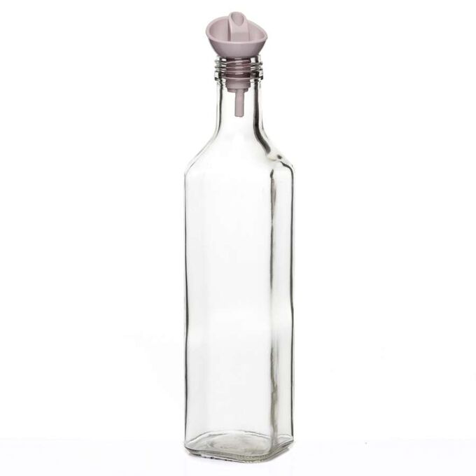 Бутылка д/жидких специй 500мл стекло с пластиковой пробкой /Арт-35114-12/345196/YW