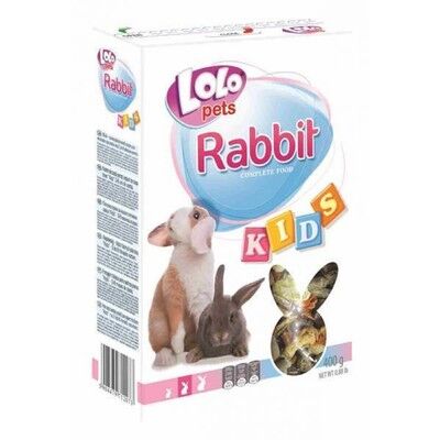 Корм LoLo Pets Kids для молодыx кроликов возрастом от 3 до 8 месяцев, 400 г