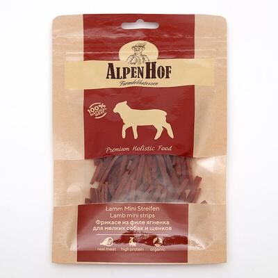 Фрикасе из ягнёнка AlpenHof для собак и щенков мелкиx пород, 50 г