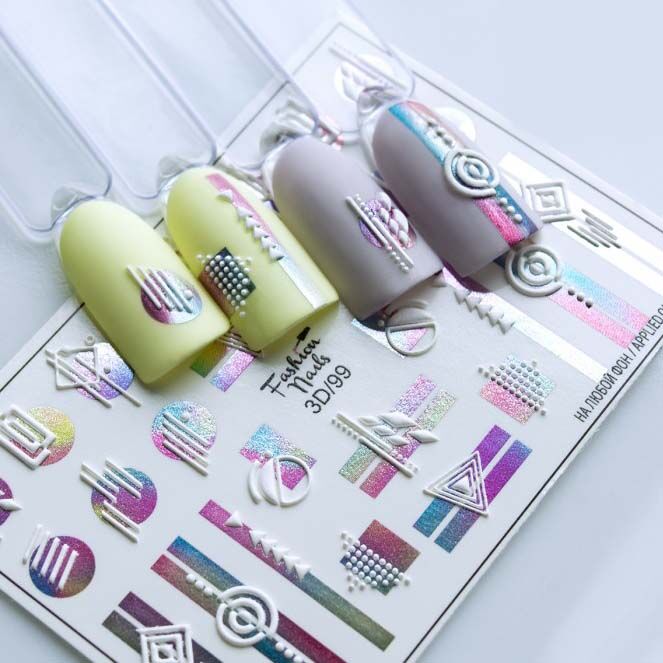 Fashion Nails, Слайдер дизайн 3D-99
