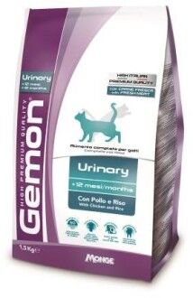 Gemon Cat Urinary корм для профилактики мочекаменной болезни для взрослых кошек с курицей и рисом 1,5кг