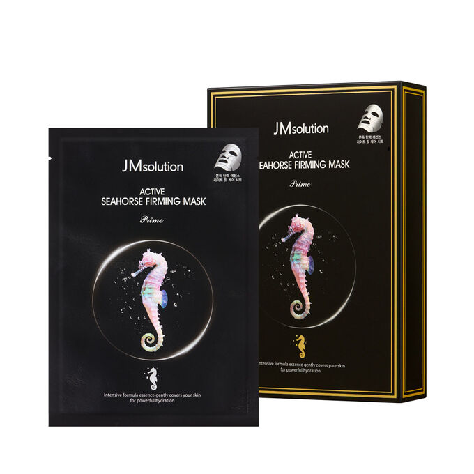 JMsolution Укрепляющая тканевая маска с экстрактом морского конька Active Seahorse Firming Mask Prime
