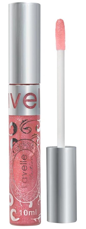 Lavelle .Лавель блеск  для губ LIP GLOSS SILVER  NEW 47искр роз-крем