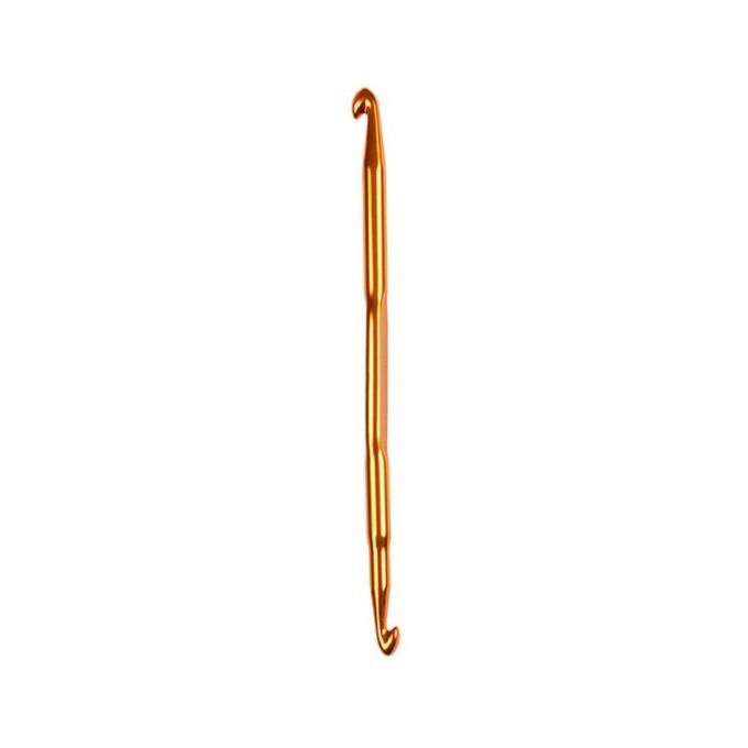 фирма ГАММА Для вязания крючок двухстор. металл d 5.0 – 6.0 мм 13 см