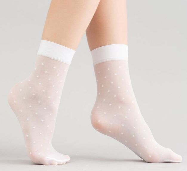 GIULIA Тонкие детские носки bianco