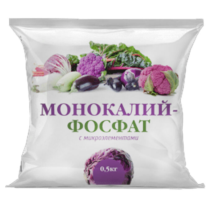 Монокалийфосфат 0,5кг (НовАгро) (40шт/уп) с микроэлементами | Удобрения ...
