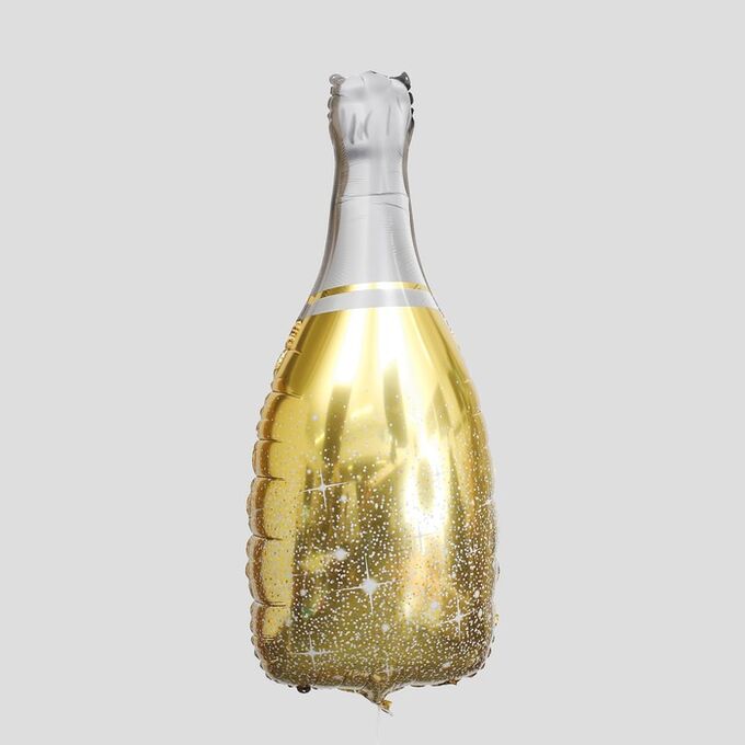 СИМА-ЛЕНД Шар фольгированный 40&quot; «Бутылка шампанского», цвет золотой