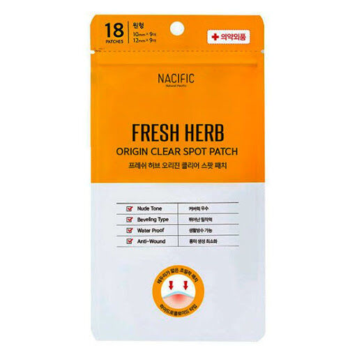 Nacific Fresh Herb Origin Clear Spot Patch Патчи от воспалений, 18шт