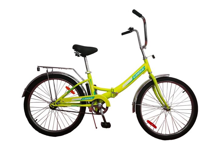 Велосипед Гамма 20 складной ЭКОНОМ (желтый)