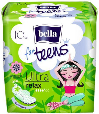 Прокладки гигиенические Bella for teens relax по 10 шт.