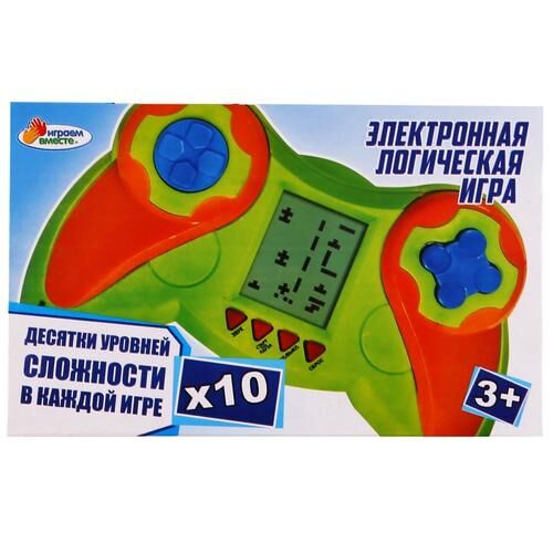 Игра электронная &quot;Играем вместе&quot; логическая ,кор. 14,5*9*3,8 см