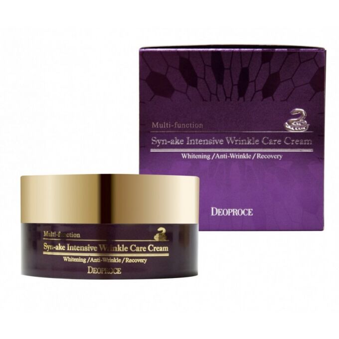 DEOPROCE Multi-function Syn-Ake Intensive Wrinkle Care Cream Крем д/лица интенсивный от морщин &quot;Змеиный яд&quot;, 100г/ №1142