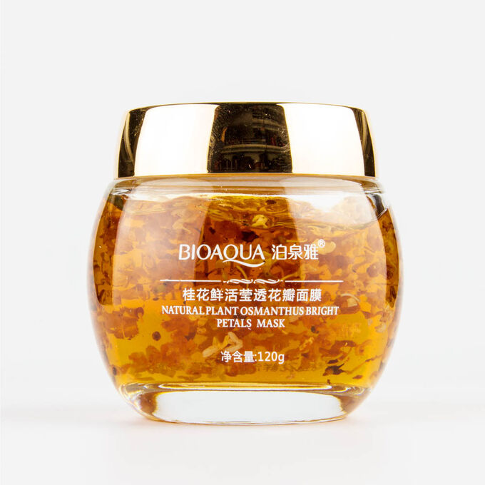 маска для лица bioaqua osmanthus mask. вечерняя маска для лица с биозолотом venzen, 20шт по 4мл. маска для лица с лепестками османтуса bioaqua. ночная маска для лица с золотом. Bioaqua ночная увлажняющая маска для лица с золотым османтусом 120 г.