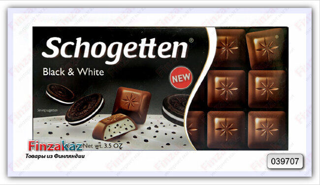 Шоколад SCHOGETTEN Black&amp;White 100 г 1уп. х 15шт.