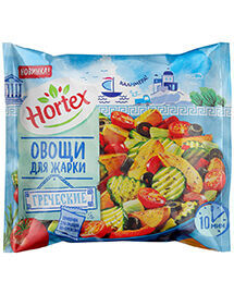 Овощи для жарки греческие, Хортекс, 400 г, (14)