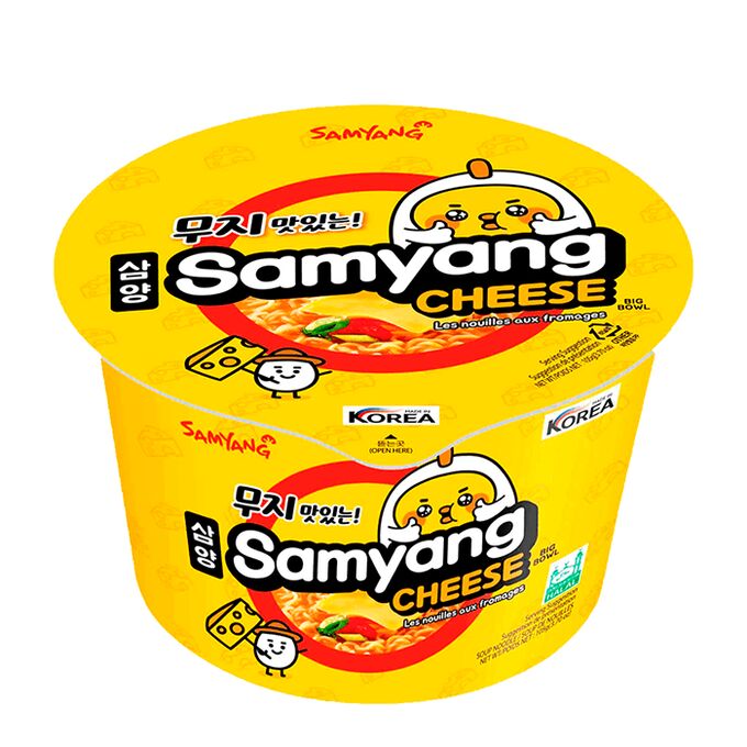 Лапша &quot;Samyang&quot; со вкусом сыра Cheese big bowl 105г
