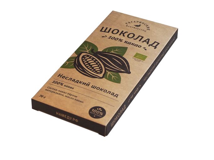 Шоколад на меду 70% какао
