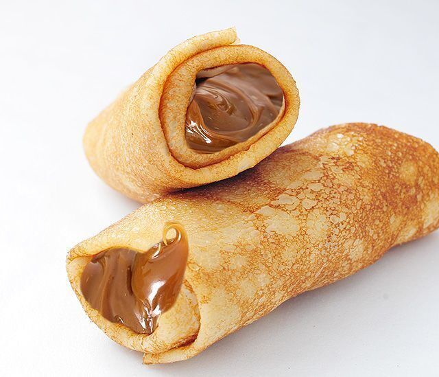 Блинный рожок с начинкой