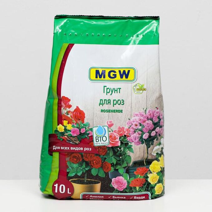 Грунт MGW для роз, 10 л