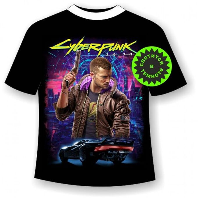 Мир Маек Подростковая футболка Cyberpunk 1168