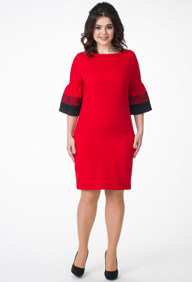 Платье Melissena 855 красный