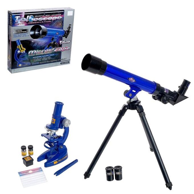 Набор телескоп и микроскоп «Юный исследователь»
