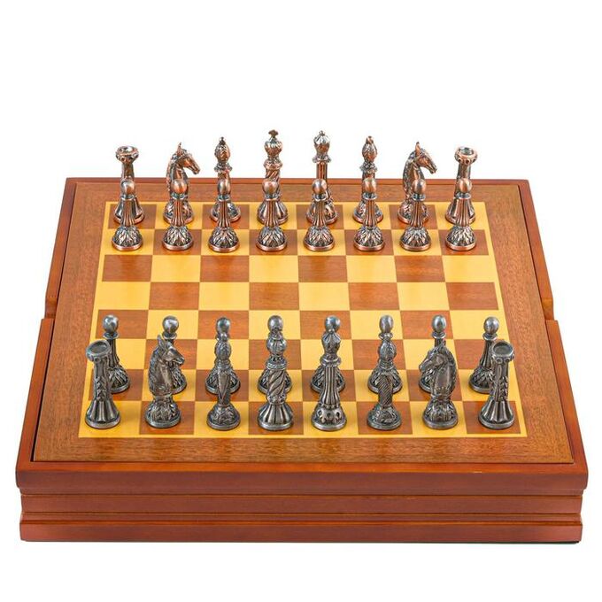СИМА-ЛЕНД Шахматы сувенирные, &quot;Классика&quot; h короля=7.8 см, h пешки=5.4 см. d=2 см, 36 х 36 см