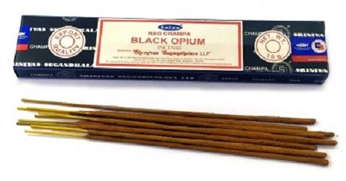 Sangh Благовония Satya Nag Champa Black Opium 15 гр. (10-12 шт.)