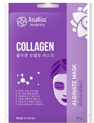 ASIAKISS COLLAGEN ALGINATE MASK/ АЛЬГИНАТНАЯ МАСКА С КОЛЛАГЕНОМ